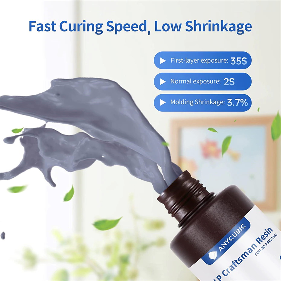 Фотополимерная смола Anycubic DLP Craftsman Resin для 3D принтера 405нм 
