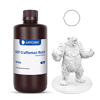 Фотополимерная смола Anycubic DLP Craftsman Resin  для 3D принтера 405нм Белый (White)1 литр