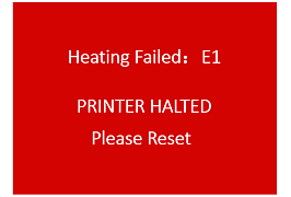 Anycubic Kobra 2 Neo: E1 PRINTER HALTED Please Reset”