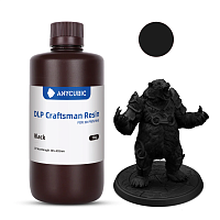Фотополимерная смола Anycubic DLP Craftsman Resin  для 3D принтера 405нм Черный (Black) 1 литр