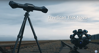 Откройте для себя будущее 3D-измерений с FreeScan Trak Nova - маленький по форме, большой по производительности