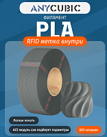 PLA пластик (Filament Пруток) для FDM 3D принтеров CLUB3D Base - Серый (Grey) 1KG (1,75мм) (Без Катушки)