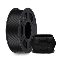 PETG пластик (Filament Пруток) CLUB3D Base - Черный (Black) 1KG (1,75мм)
