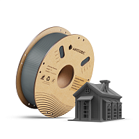 PLA пластик (Filament Пруток) для FDM 3D принтеров CLUB3D Base - Серый (Texture grey) 1KG (1,75мм)