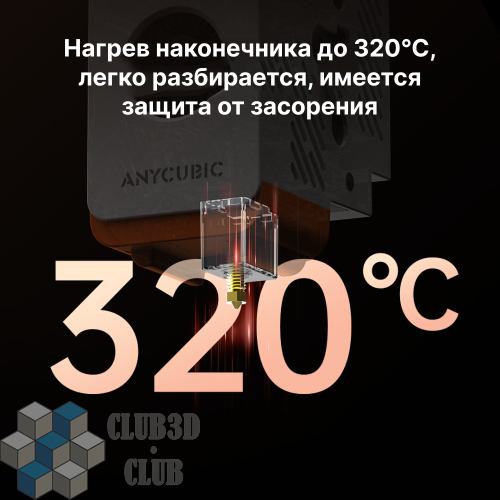 Цветной Полимерный Закрытый 3D-Принтер Anycubic Kobra S1 2025 (ME - FFF - FDM)(Набор для сборки) фото 6
