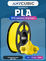 PLA пластик (Filament Пруток) для FDM 3D принтеров CLUB3D Base - Ярко Желтый (Yellow) 1KG (1,75мм)