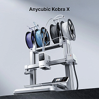 Цветной Полимерный 3D Принтер Anycubic Kobra X (Набор для сборки)