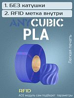 PLA пластик (Filament Пруток) для FDM 3D принтеров CLUB3D Base - Ярко-Синий (Dazzling Blue) 1KG (1,75мм)  (Без Катушки)