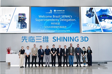 Делегация SENAI посетила SHINING 3D с целью развития талантов в области цифрового производства
