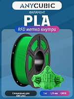 PLA пластик (Filament Пруток) для FDM 3D принтеров CLUB3D Base - Ярко Зеленый (Green Flash) 1KG (1,75мм)